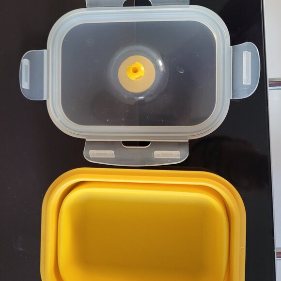 Six Flat Stack Food Containers/boxes - Picture 4 of 4